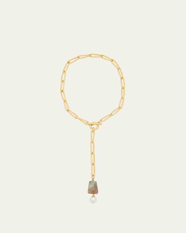24K YG Electroplated Necklac